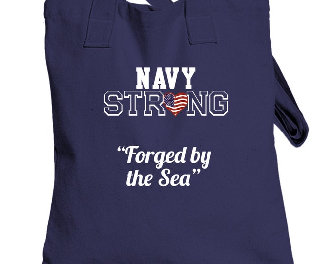 Patriotic Strong Totebag Blue