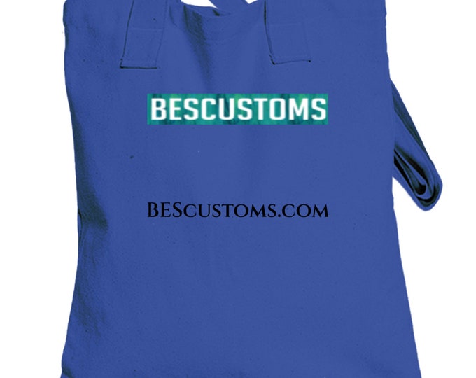 BEScustoms 100% Cotton Tote Bag