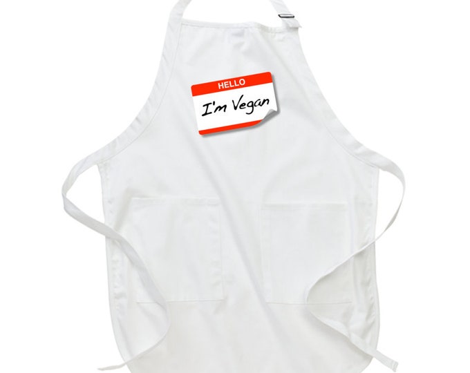 Vegan Name Tag Apron