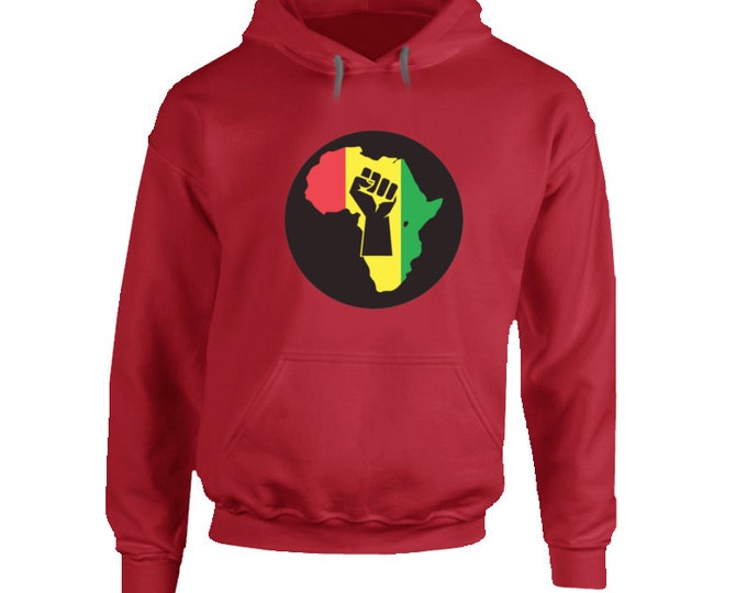 Africa Pride Red Hoodie