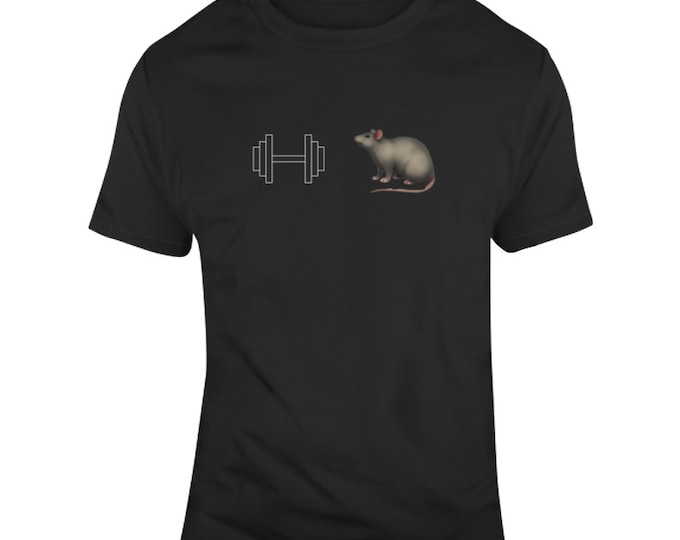 Gym Rat T-Shirt 100% Cotton