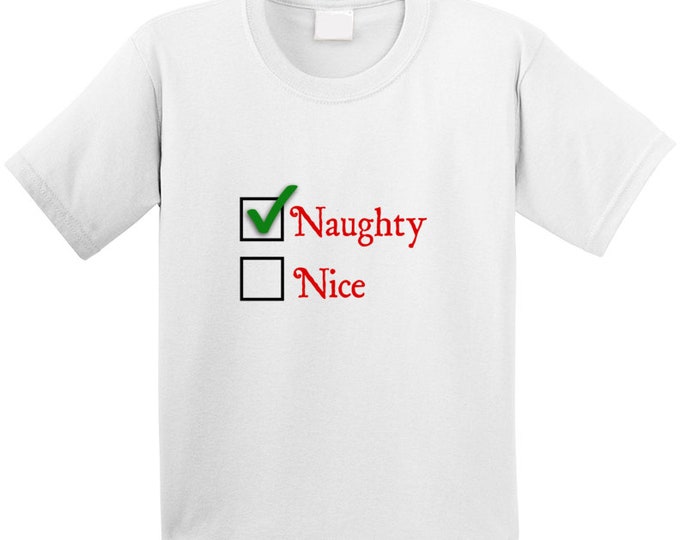 Naughty Check List T Shirt