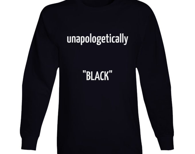 Unapol...black Long Sleeve T Shirt