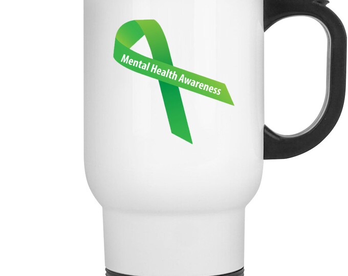 Mental Health Awareness Ribbon 1 Mug