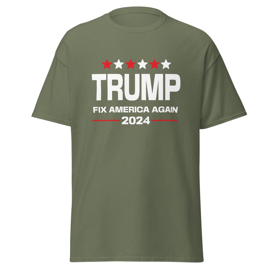 TRUMP 2024 Men's Classic Tee, Trump 2024 Shirts, Trump Shirts, 2024