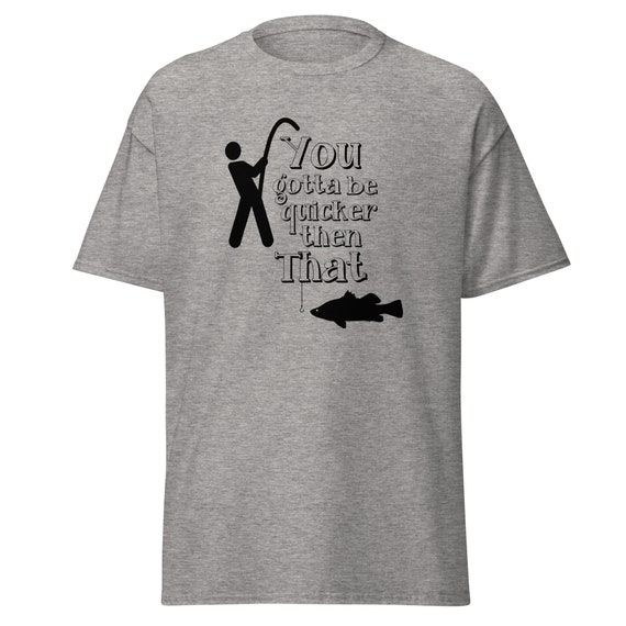 Camisa de pesca divertida Camiseta clásica para hombre, camisas de pescado  divertidas, camisas de pesca para hombres -  México