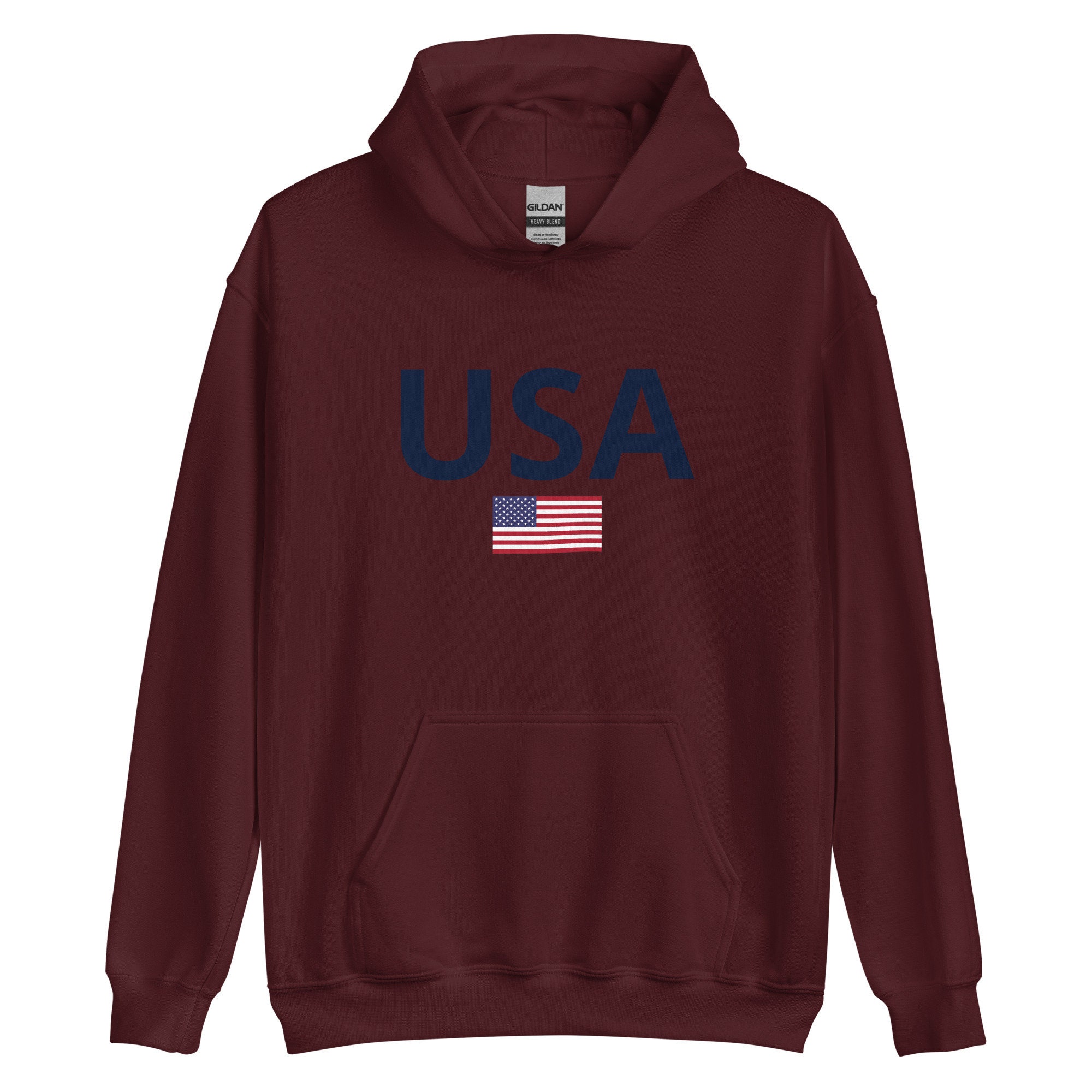 Long Sleeve American Flag Hoodie main image 1