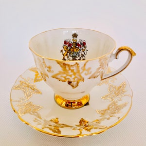 1960 Royal Windsor Canada Tea Cup & Saucer