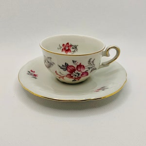 1946-1949 IJB Germany US Zone Porcelain Tea Cup & Saucer