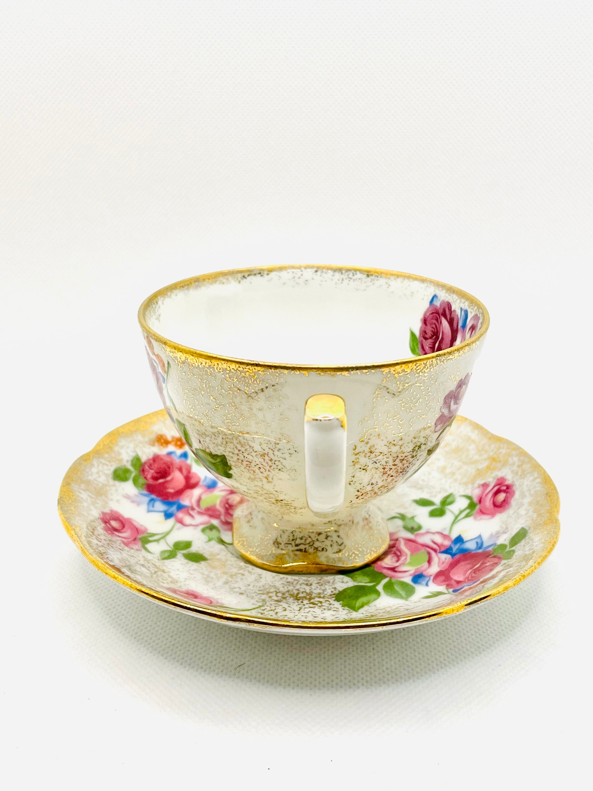 19461947 Royal Halsey LM Very Fine Tea Cup & Saucer Etsy