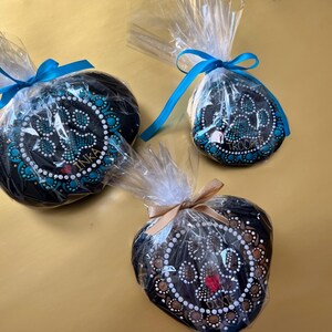 Personalized Dog and Cat Memorial Stones with Paw Print: Waterproof Memorial Garden Gifts For Pet Loss, Dog Loss Sympathy Gift image 17