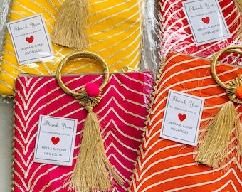 Navratri Bulk Return Gifts, Varalaxmi Vratam Favors For Women, Leheriya bags For Indian Women, Diwali Gifts For Women, Bridal Shower Favors