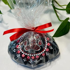 Personalized Dog and Cat Memorial Stones with Paw Print: Waterproof Memorial Garden Gifts For Pet Loss, Dog Loss Sympathy Gift image 18