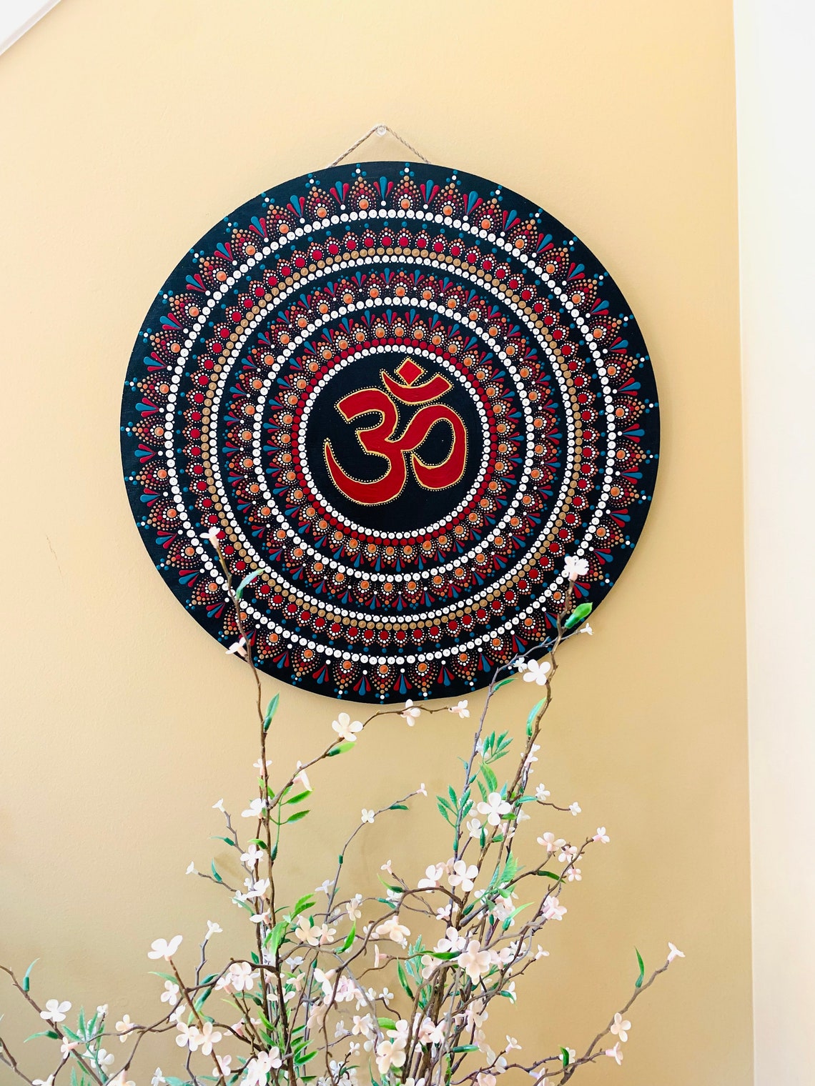 OM Desi Home Decor Aum Wall Decor Realtor Closing Gift Etsy