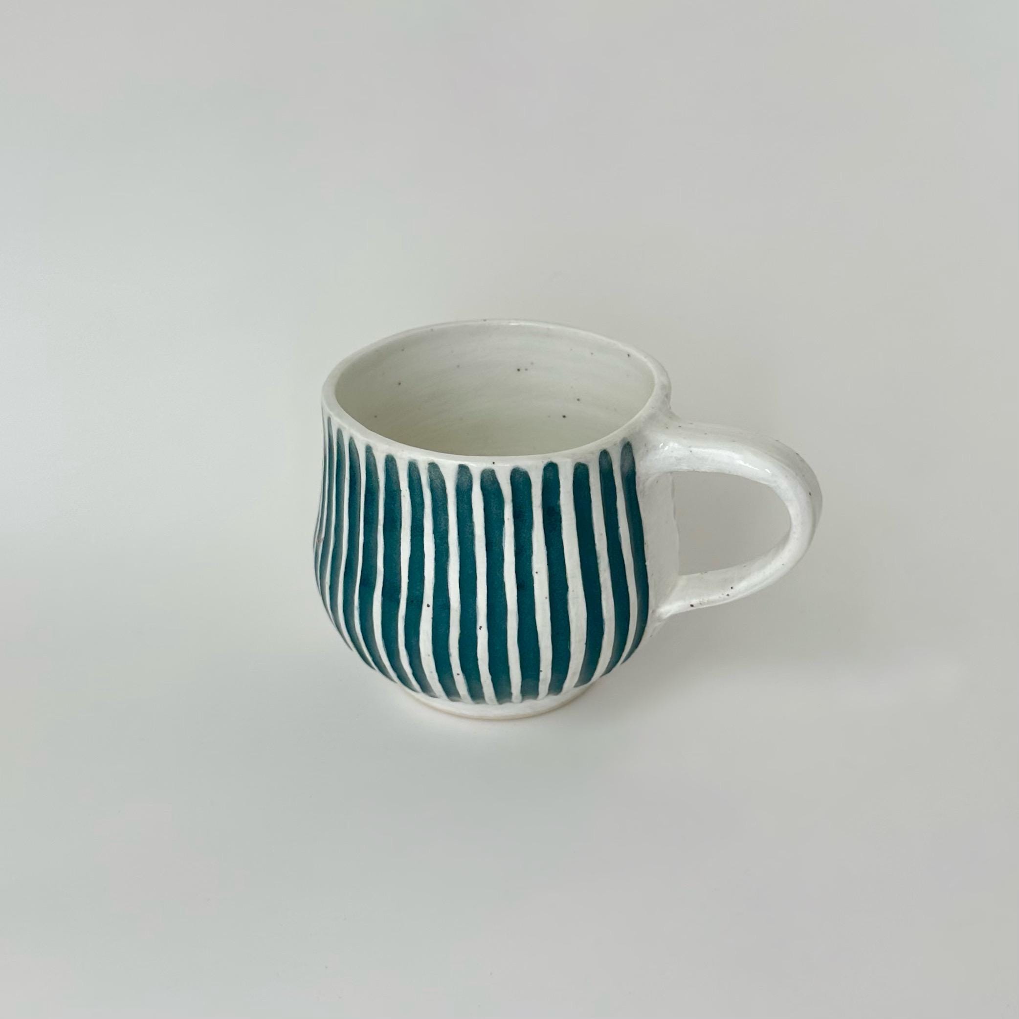 青と白のストライプ陶器カップ 楽天市場】＼新色登場！／SAKUZAN Stripe マグカップ 直径9.6cm