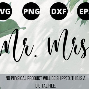 Wifey SVG, Mr Mrs Wedding SVG, Arquivo para Cricut, Arquivo de silhueta, Cute Cut Files, Future Wifey Svg, Cute Wife Svg, Mr Svg e Mrs Svg