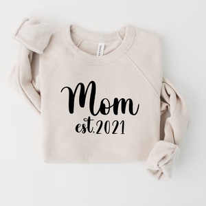 Soon to Be Mom SVG, Mom SVG,  File for Cricut, Silhouette File, Mom est. 2021, Cute Mom Svg, Fun Mama Svg, Momma Svg, Mom Life Svg
