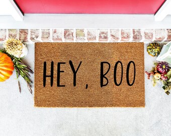 Hey Boo SVG, Cute Fall SVG,  File for Cricut, Silhouette File, Cute Cut Files, Fall and Autumn Svg, Halloween Svg, Pumpkin Svg, Hey Boo File