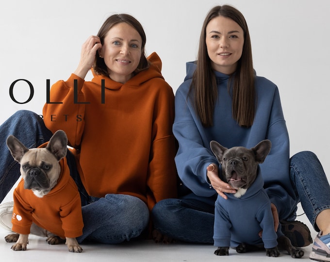 personalized matching dog and owner shirts