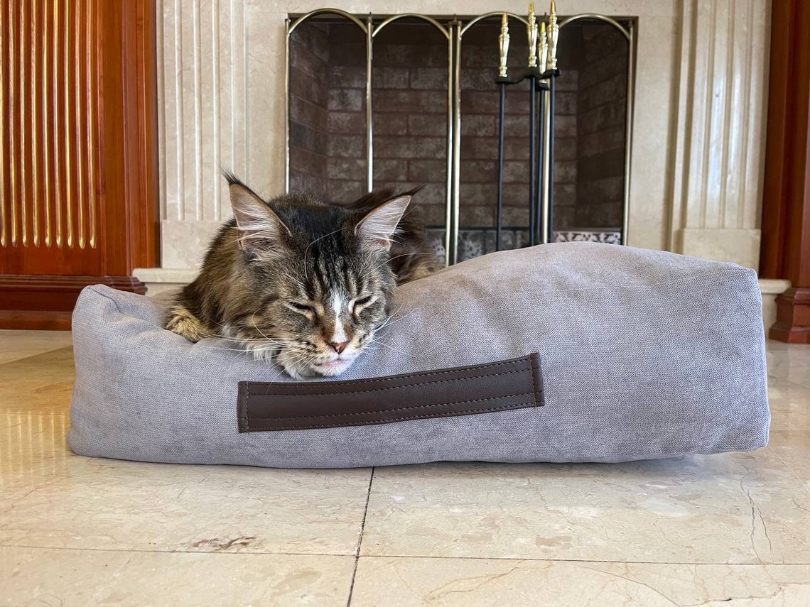 Washable Cat Bed Pillow Color Choice Etsy