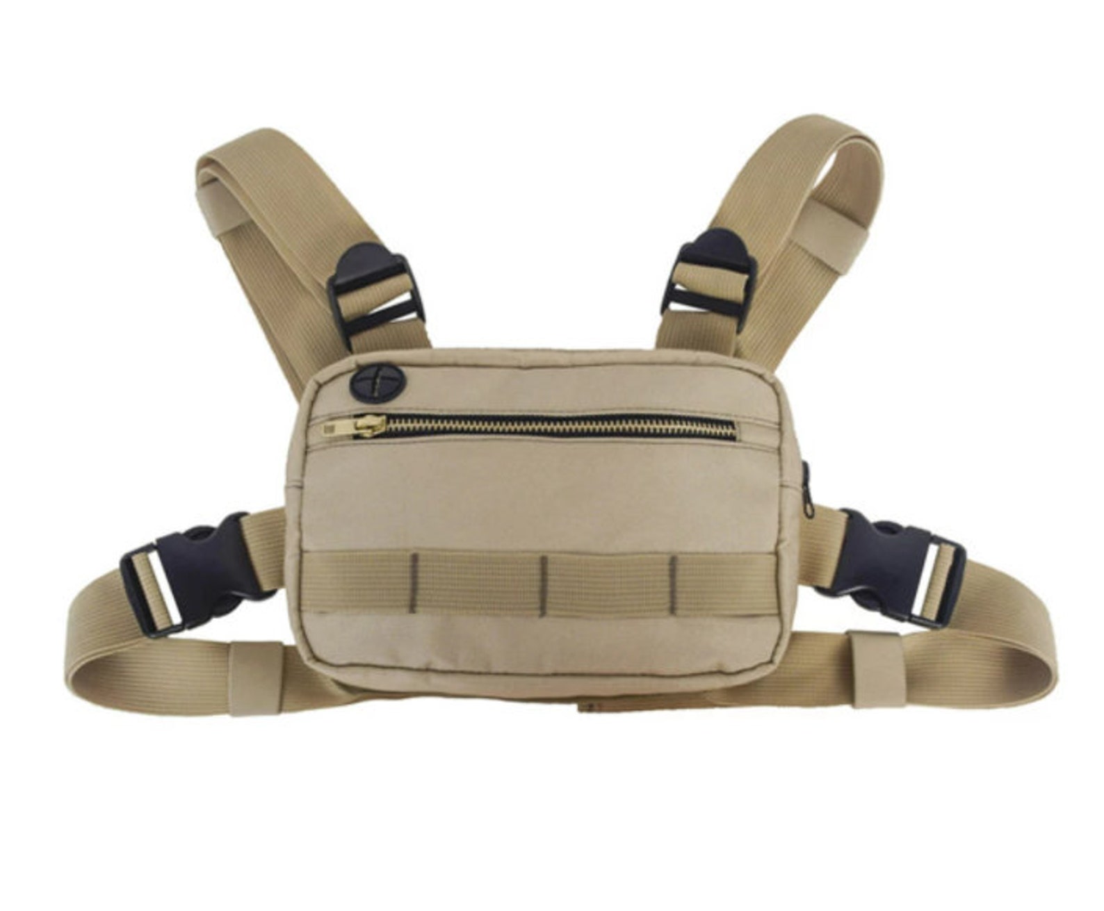 Nylon Tactical Chest Rig Hunting Running Molle Bag Military Etsy