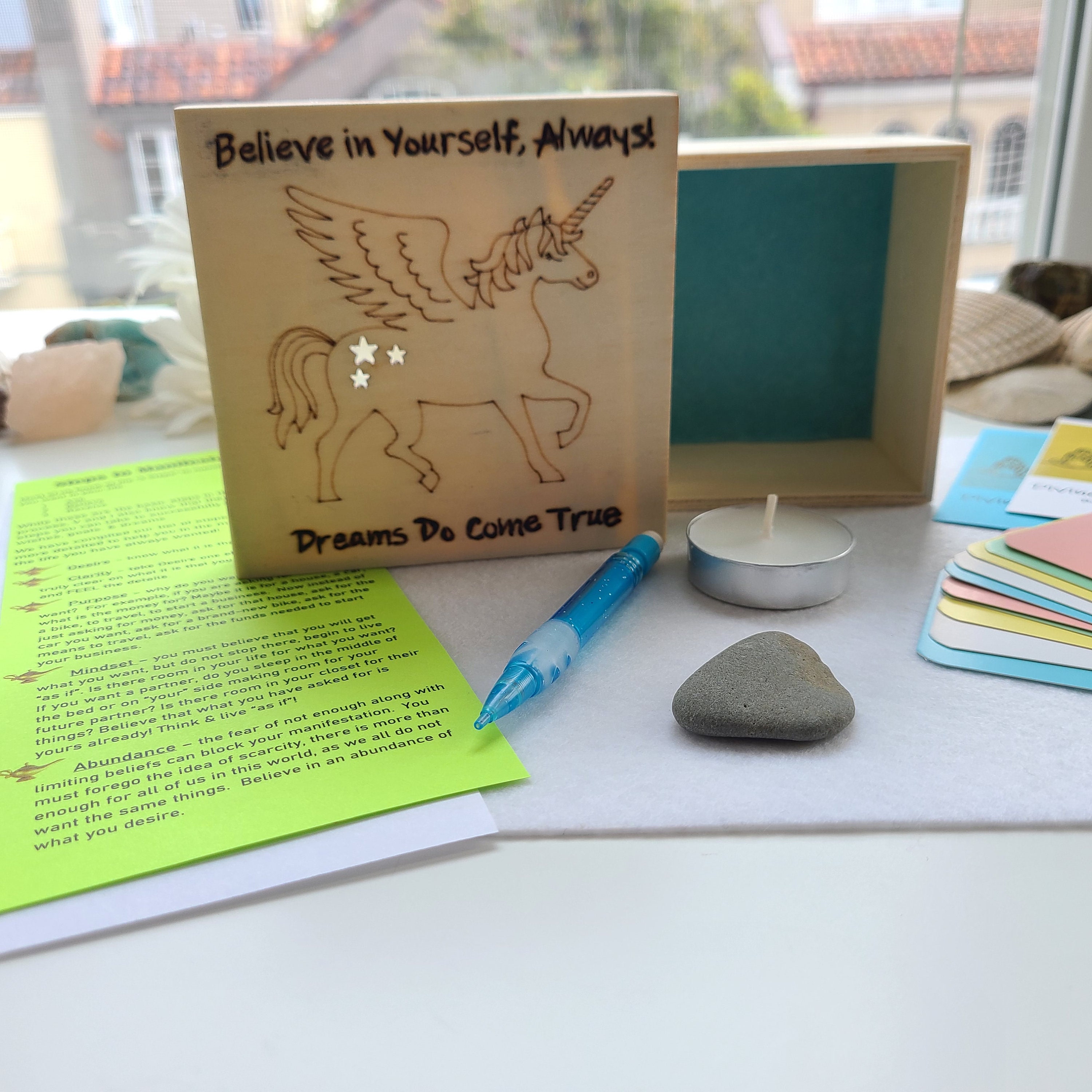 Custom Manifestation Wish Box Manifestation Kit Wish Kit Etsy