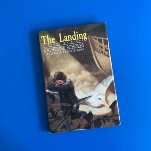 May include: The Landing: A Night of Birds by Katherine Scholes, illustrated by David Wong. The cover features a person running through a flock of birds with a large white bird flying overhead.