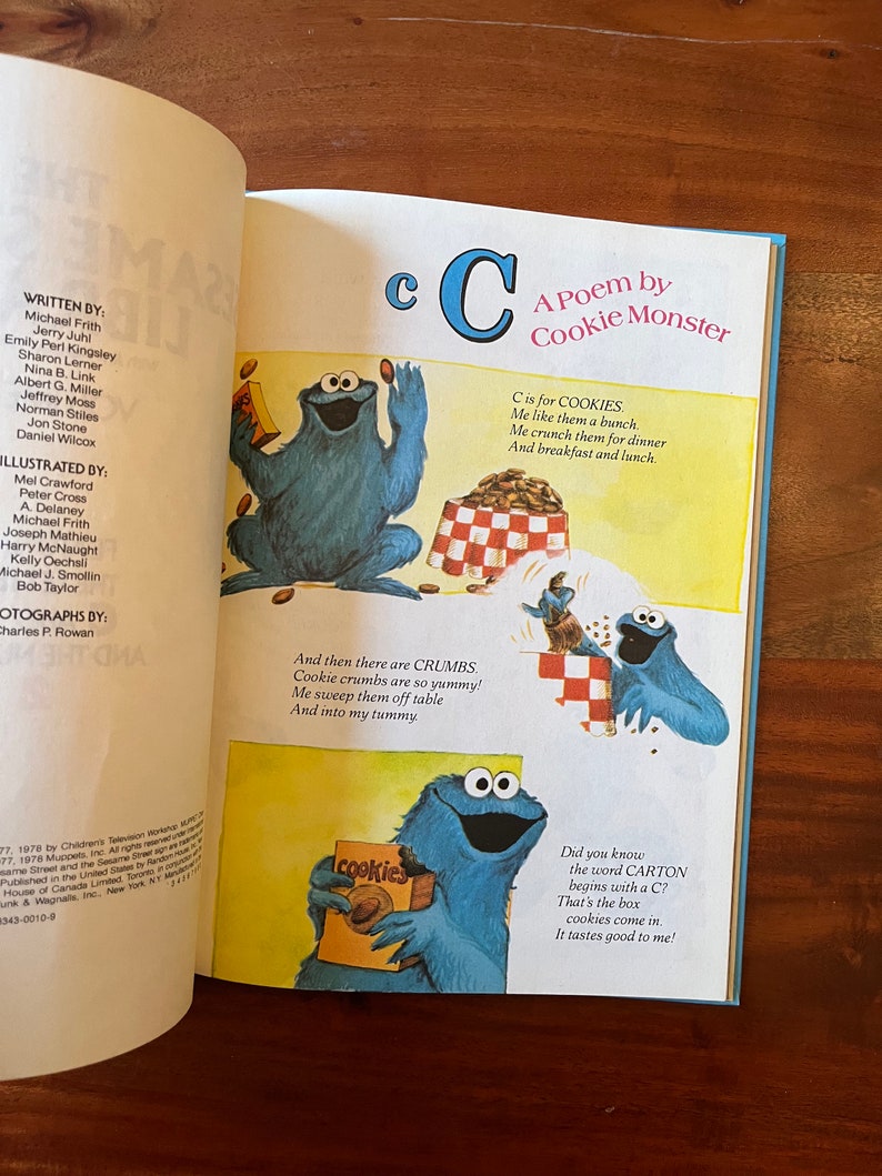 Sesame Street Library Volume 2 (1978) Hardcover. With Art by J. Mathieu ...