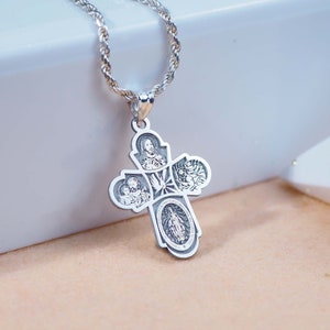 4 way cross religious medal "exclusive"