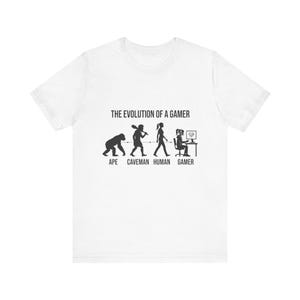 Evolution of a Gamer Girl T-Shirt | Funny Gaming T-Shirt for Women | Girl Gamer Gift