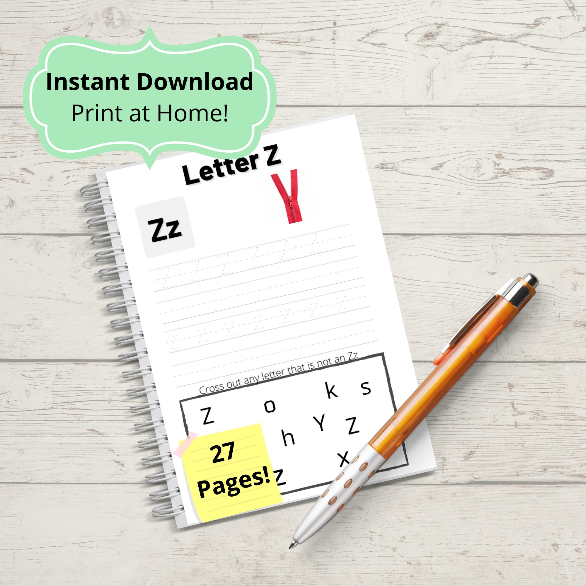 Alphabet Worksheets Alphabet Tracing ABC Tracing Book | Etsy