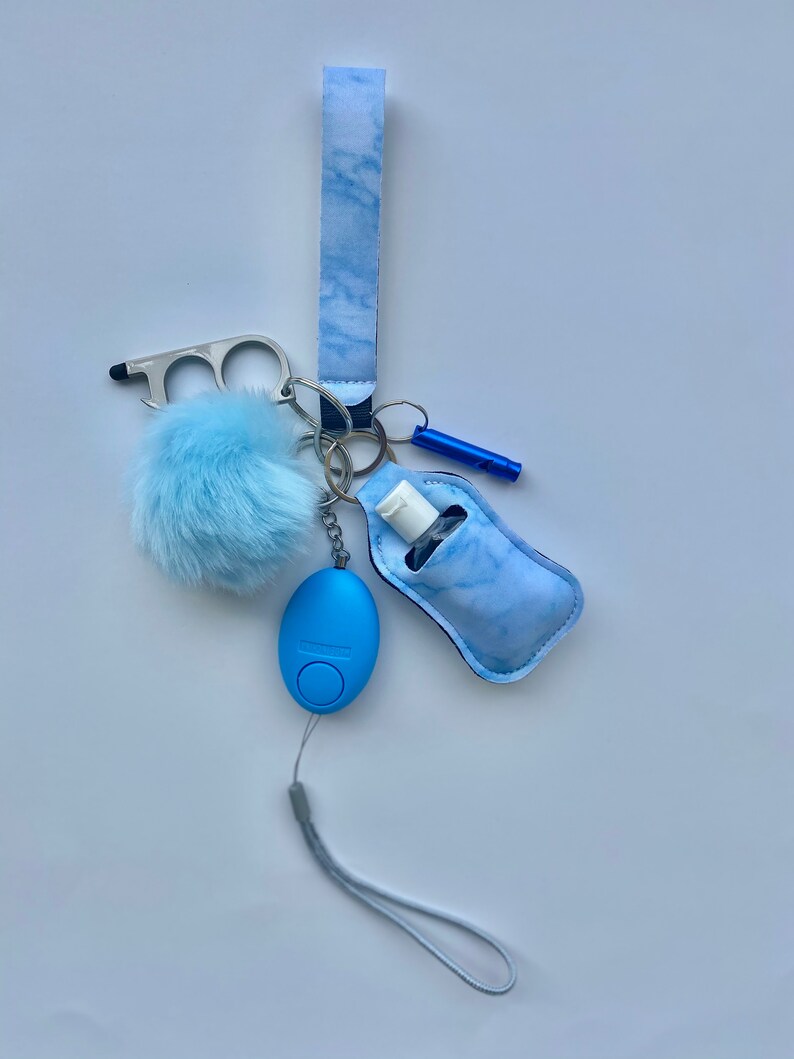 Safety Keychain 7 Piece Keychain Protection Keychain Etsy