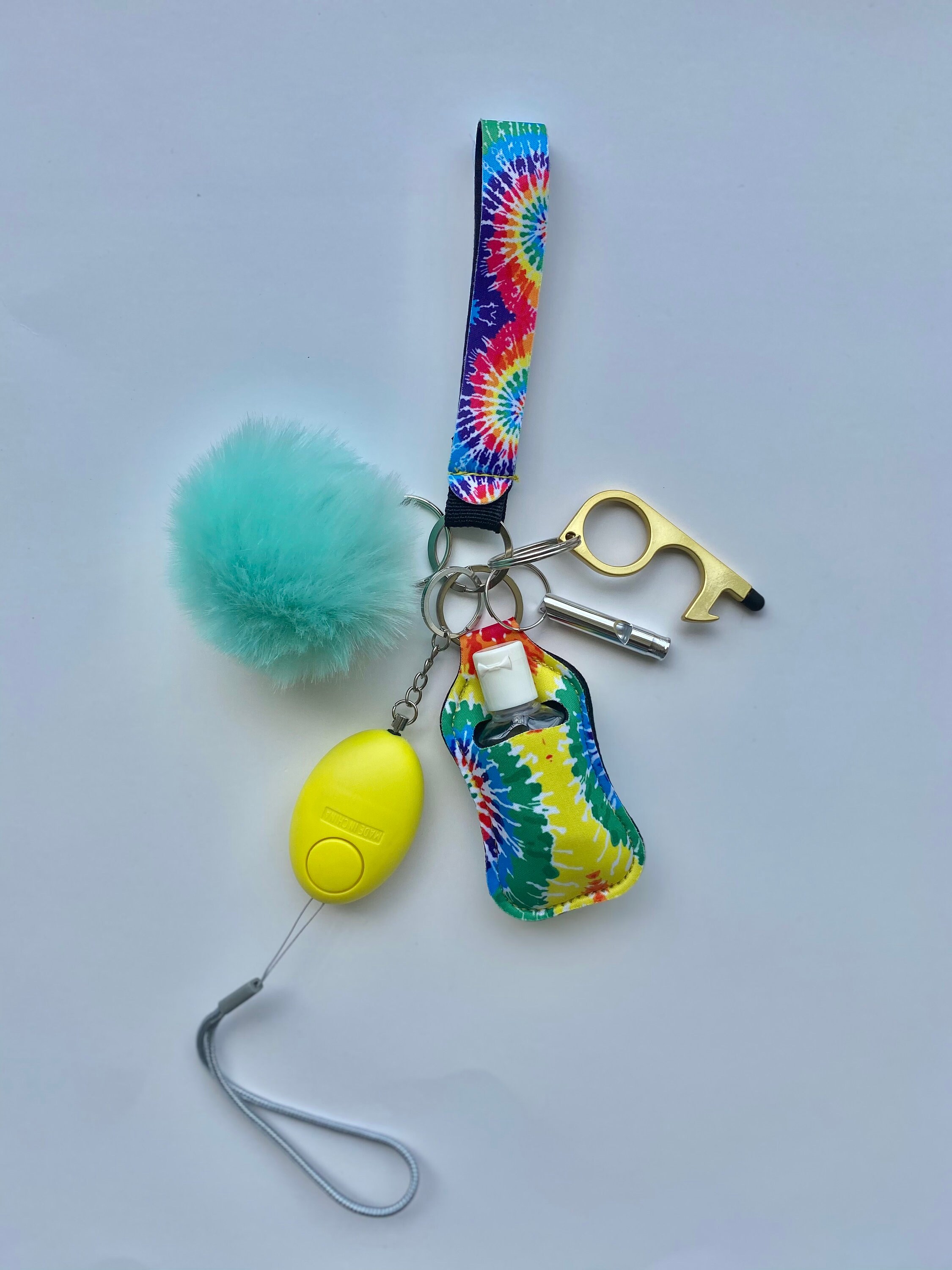 Safety Keychain 7 Piece Keychain Protection Keychain Etsy