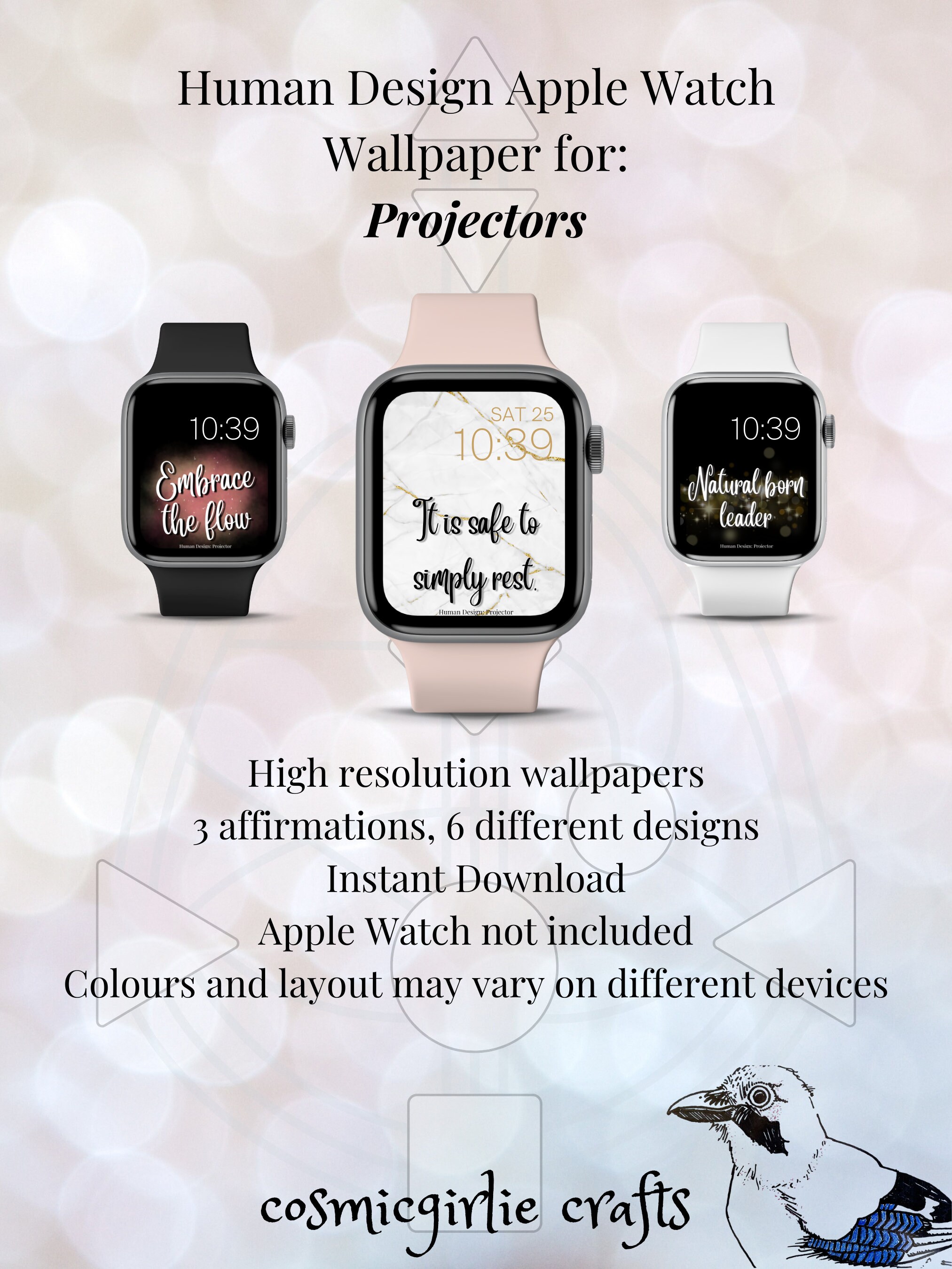 Apple Watch Human Design Projector Wallpapers Human Design - Etsy