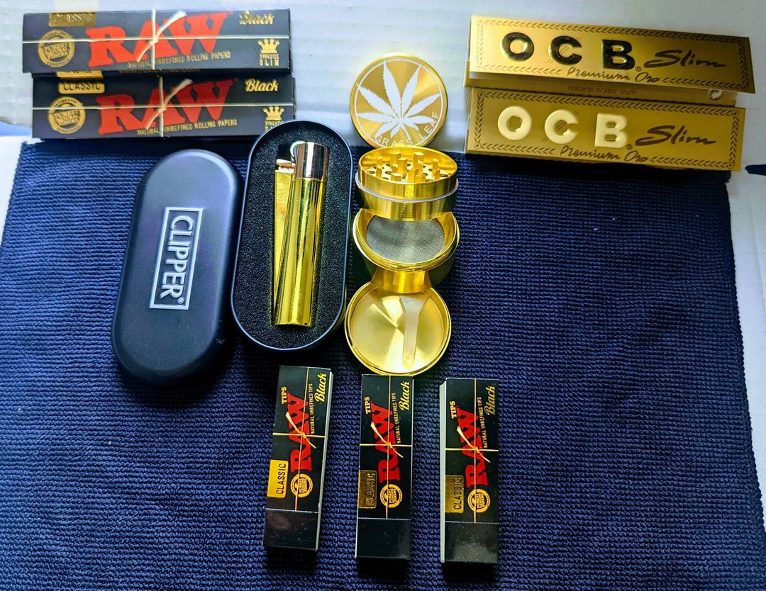 Black & Gold Premium Rolling Kit Etsy
