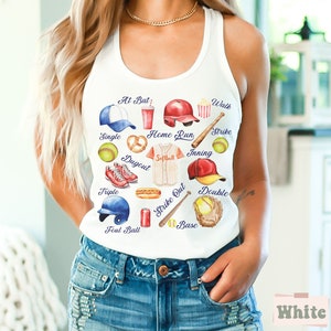 Softball Tank Top, Mom Softball Tank Top, Funny Softball Tee, Game Day Shirt, Sports Mom, Softball Mama Watercolor, Homerun Tank Top, Womens