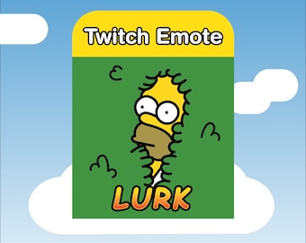 Homer Simpson Bush Meme Twitch Emote