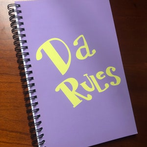 Da Rules Fairly Oddparents Notebook Journal