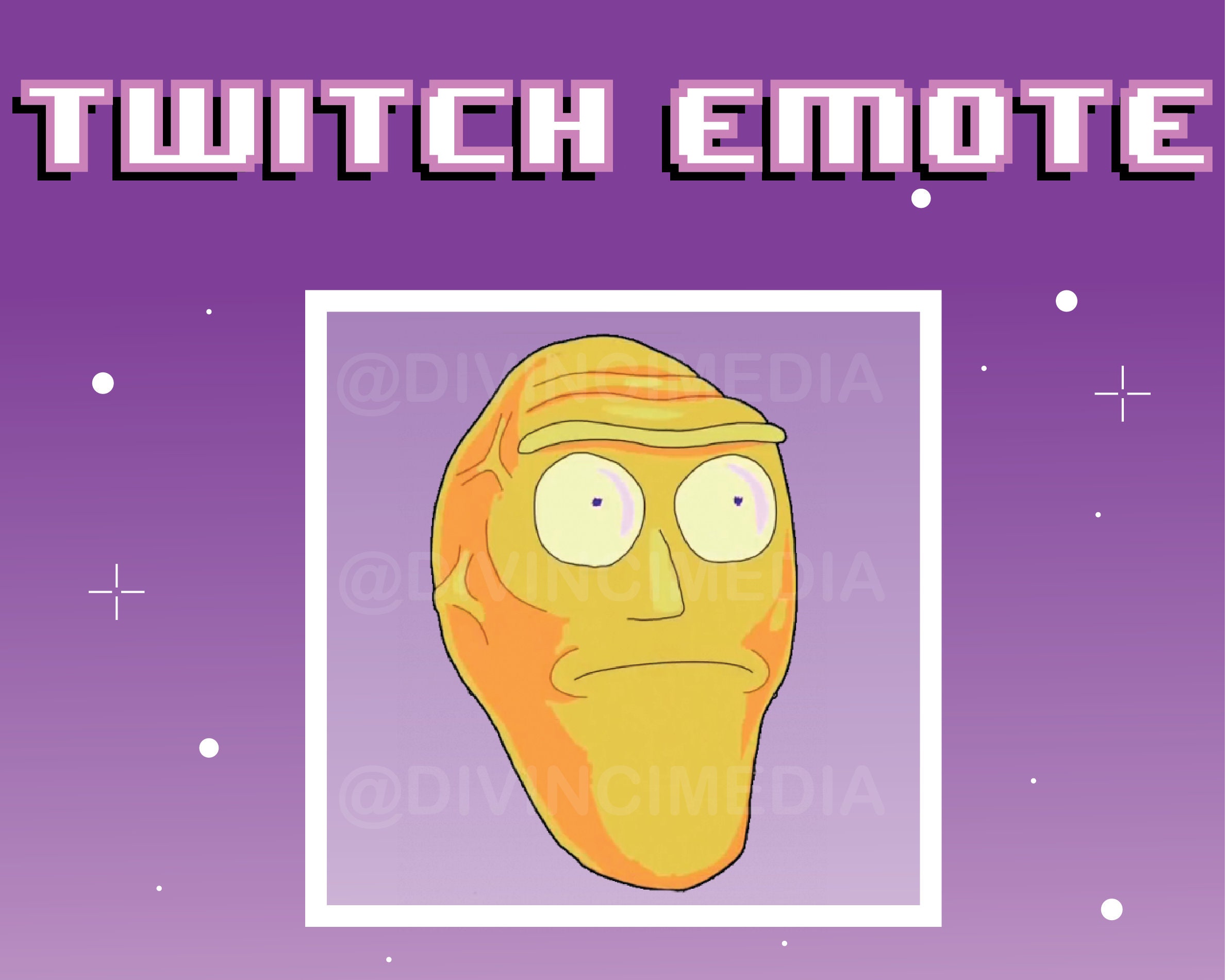 Show me what you got rick and morty twitch emote etsy