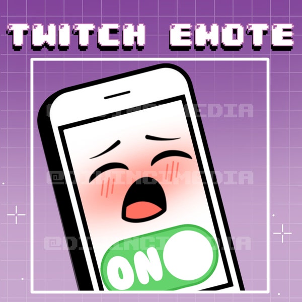 Turned On Phone Switch Twitch Emote Discord Gasm Horny Jail Police Bonk Ahegao Tongue Cute Kawaii Moist Yes Daddy Booty Peach Wet Eggplant