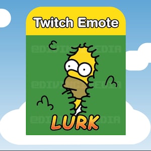 Emote Twitch Meme di Homer Simpson Bush