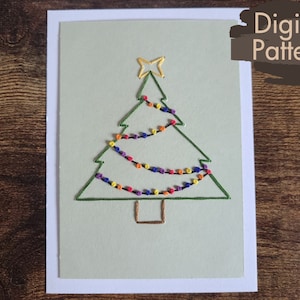 Carte d’arbre de Noël A2 Téléchargement de modèle numérique