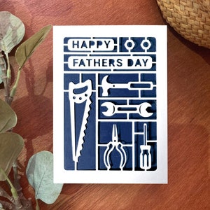 Herramienta Tarjeta del día del padre svg, Tarjeta del día del padre cricut, Plantilla de tarjeta SVG Descarga digital instantánea