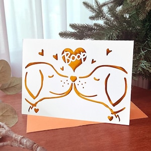 boop dog card svg, tarjeta de amor svg, tarjeta del Día de San Valentín svg, descarga digital instantánea, tarjeta cricut svg, archivo de corte de tarjeta SVG