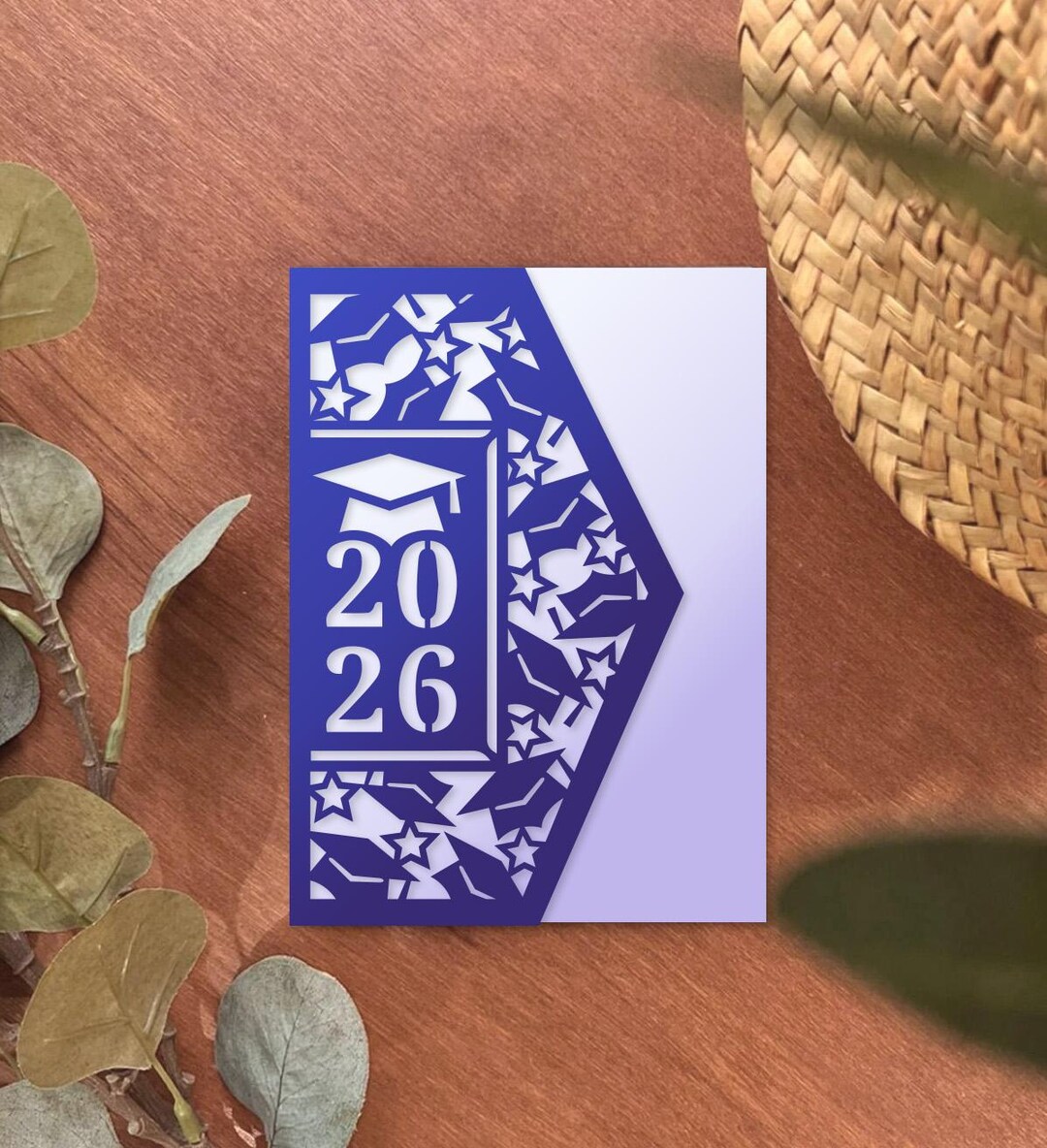 2026 Graduation Invitation Card SVG: Cricut Cut File (digital Download ...