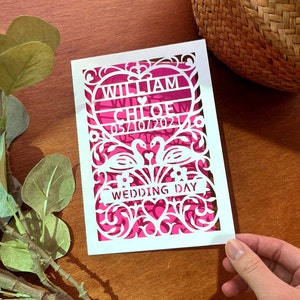 Cartão de casamento personalizado svg, modelo de cartão de casamento SVG, cartão de casamento svg, cartão de download digital
