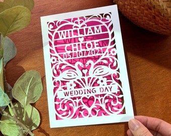 personnalisé mariage carte svg, modèle de carte de mariage SVG, mariage carte svg, carte de téléchargement numérique