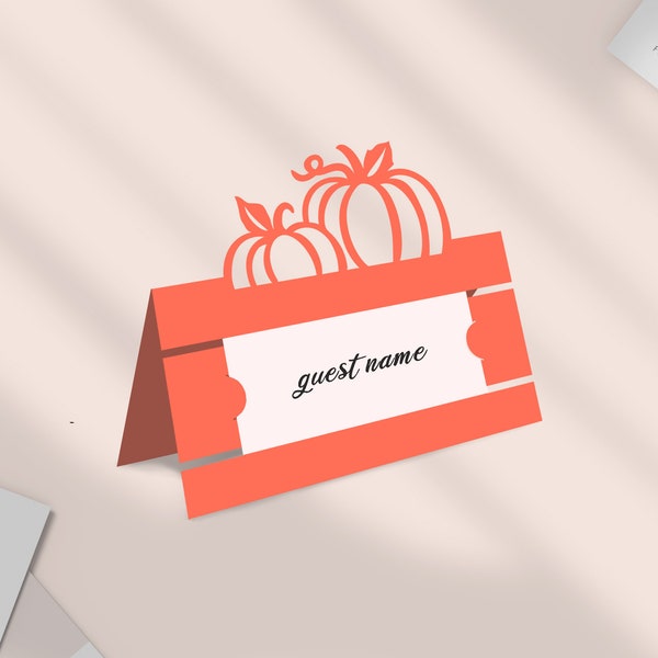 Digital place cards for thanksgiving etsy