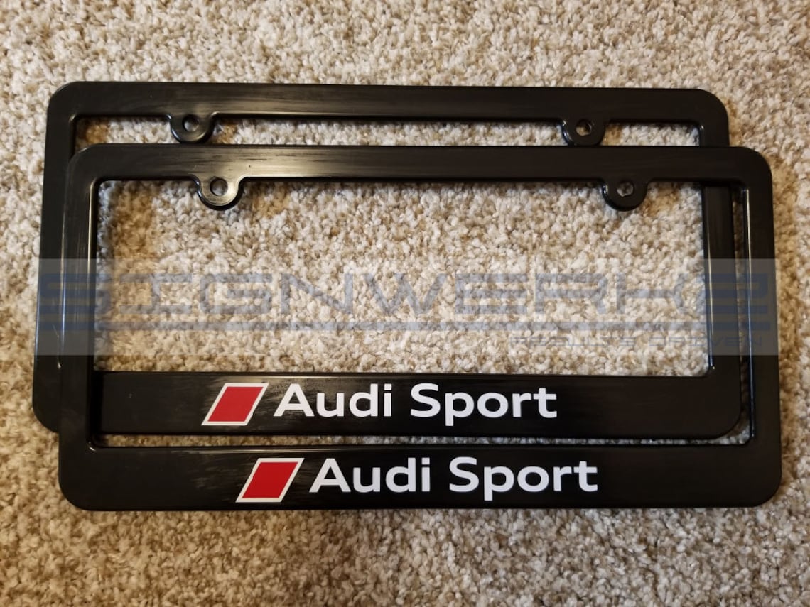 Audi Front License Plate Frame