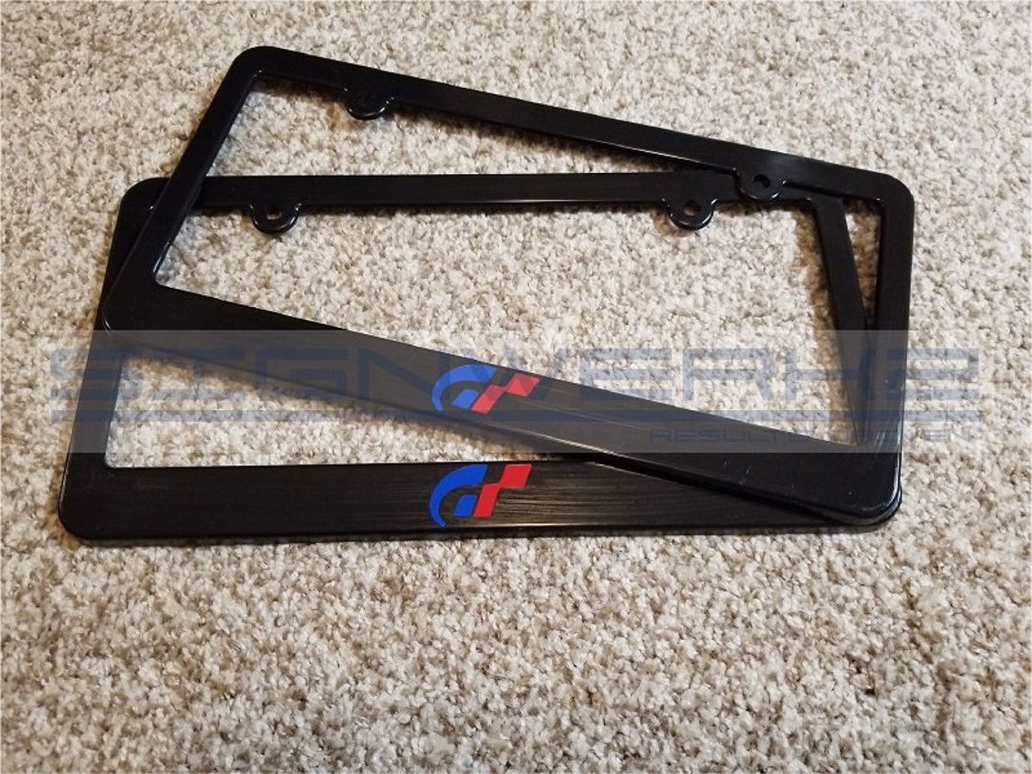 Gran Turismo License Plate Frame new Pair Etsy Italia